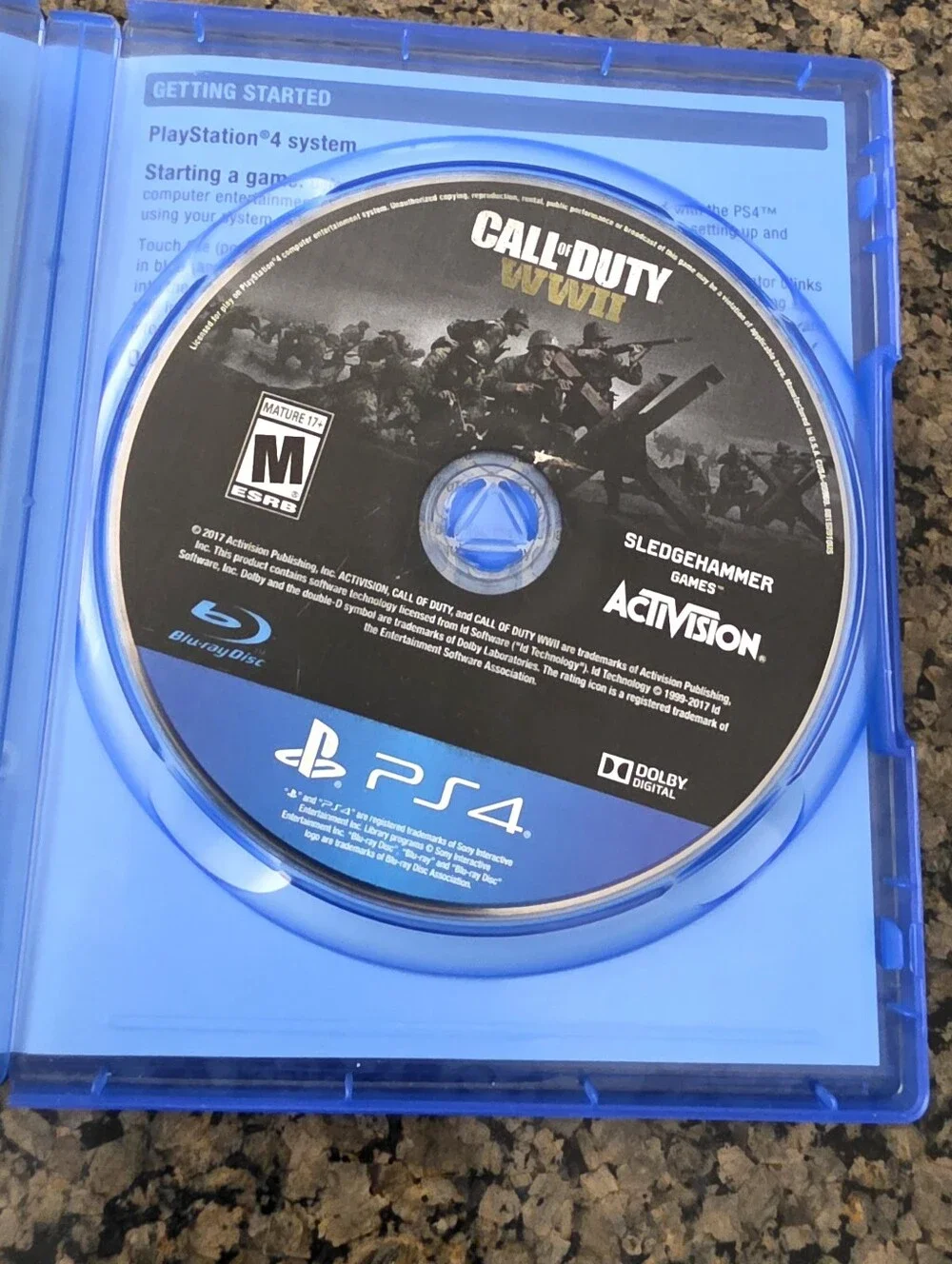 Call Of Duty WWII - Sony Playstation 4 PS4 video game M- Mature Pristine Tested